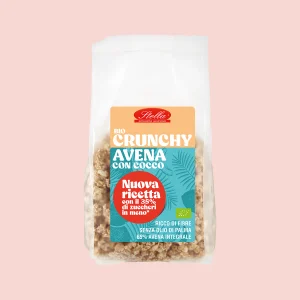 Crunchy Avena con Cocco Stella 375g – Bio, Ricco di Fibre, Nuova Ricetta con il 35% di Zuccheri in Meno